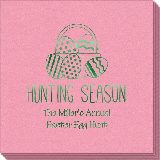Hunting Season Easter Linen Like Napkins
